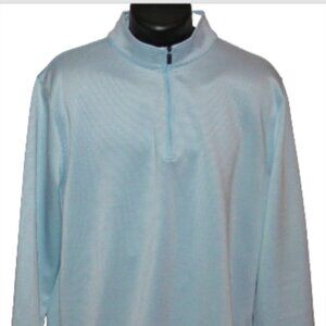 Sharp Hickey Freeman Comfort Stretch Performance Pullover Light Blue, XL